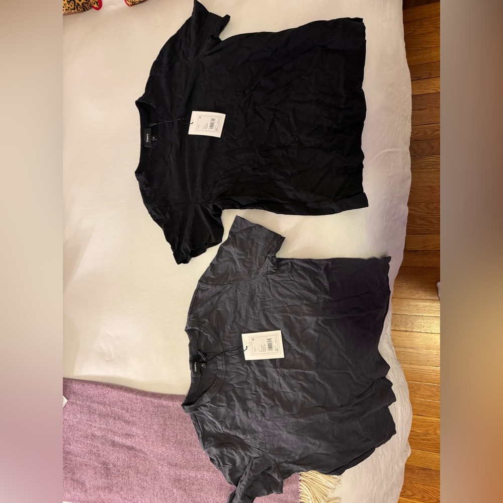 Theory t shirts. Will sell together for $53. Both are new with tags.